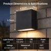 inowel Wall Lights Outdoor Wall Sconce Waterproof Outdoor Wall Lamps Up and Down Lighting Exterior Sconces Porch Lantern 19802