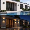 inowel Wall Lights Outdoor Wall Sconce Waterproof Outdoor Wall Lamps Up and Down Lighting Exterior Sconces Porch Lantern 19802