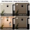 Inowel Wall Light Outdoor LED Wall Mount Lamp Wall Sconce Lighting with Motion Sensor Lantern Fixture 19217
